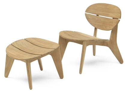 Durban lounge chair with Hocker