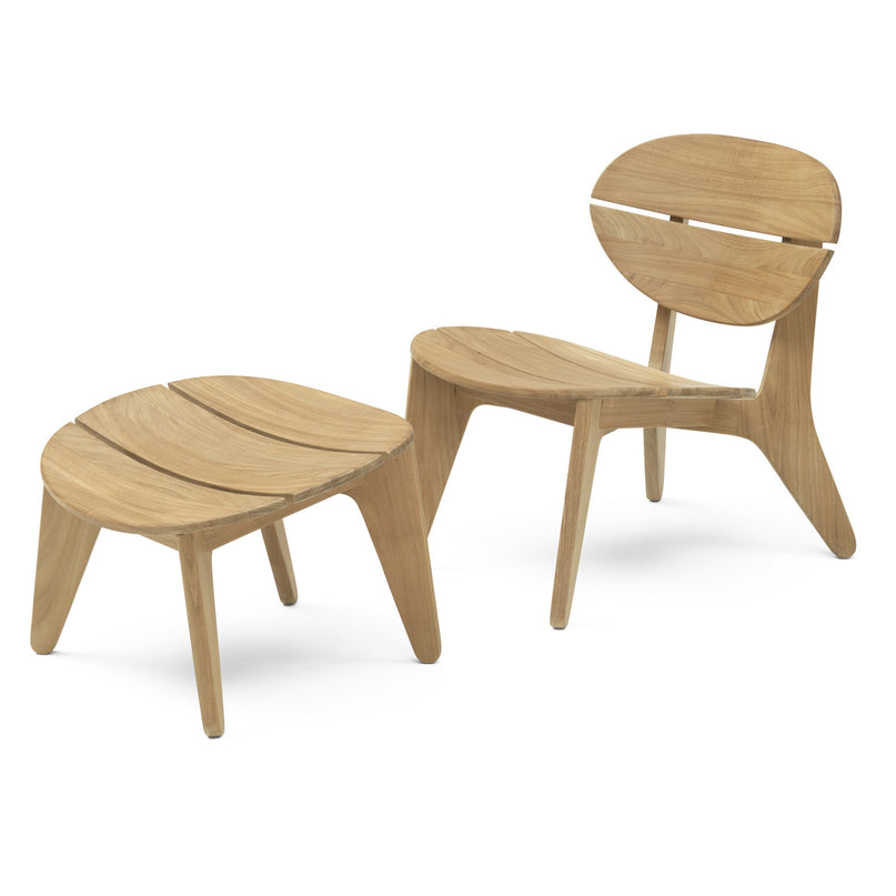 Durban lounge chair with Hocker