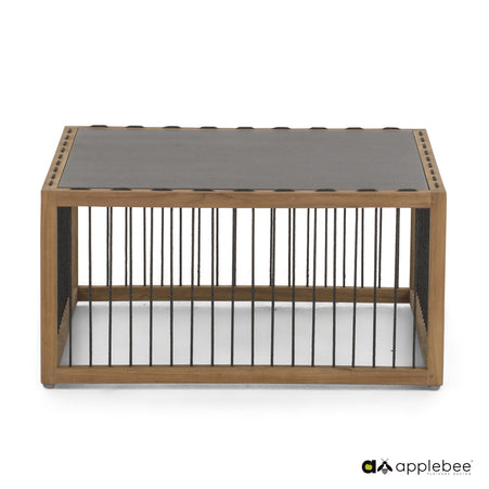 La Croix Coffee table | Applebee | Black/Teak | Showroom Sale -75%