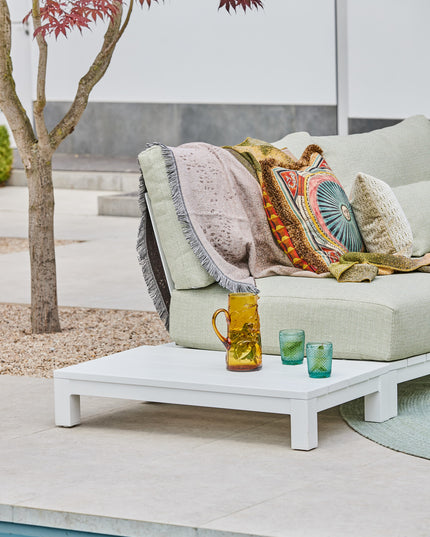 Evora Lounge set | aluminum Small corner setup Setup 1
