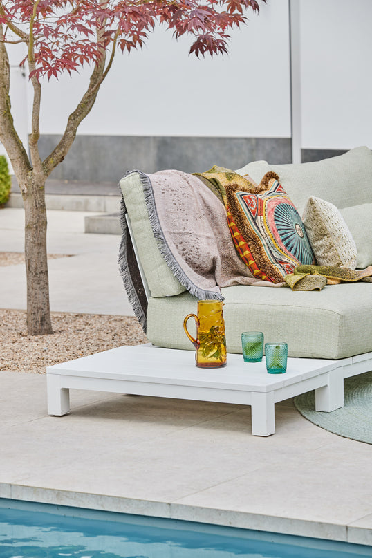 Evora Lounge set | aluminum Small corner setup Setup 1
