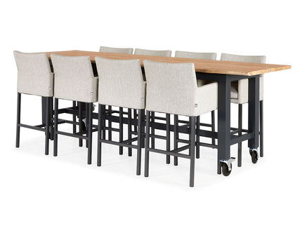 Antas bar chair | Natural cushion White or dark gray frame