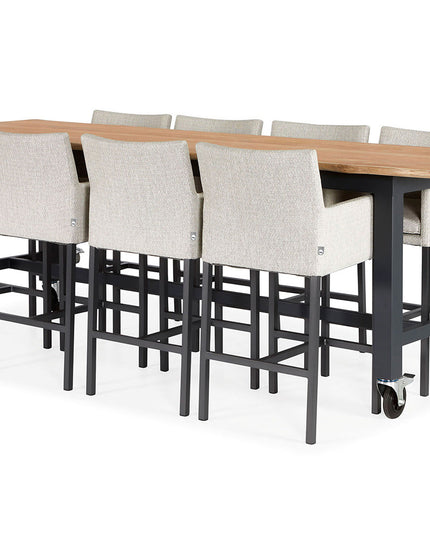 Antas bar chair | Natural cushion White or dark gray frame