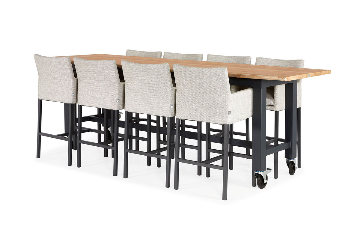 Antas bar chair | Natural cushion White or dark gray frame