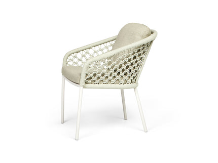 Nappa Garden chair | Macrame Gray Frame | DIV colors available