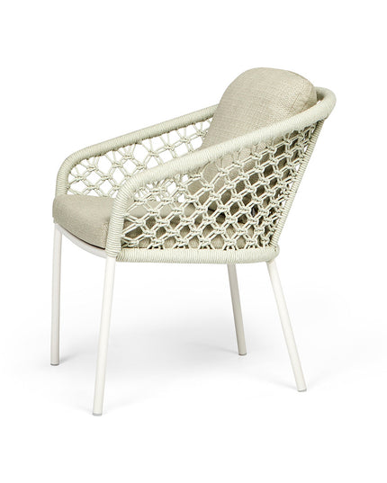 Nappa Garden chair | Macrame Gray Frame | DIV colors available