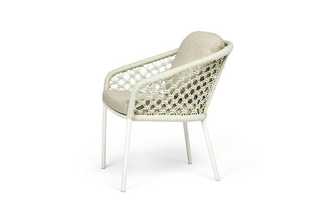 Nappa Garden chair | Macrame Gray Frame | DIV colors available