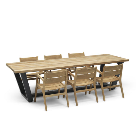 George Table | Teak & aluminum 280 cm