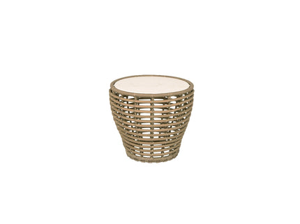 Basket Coffee table | Black or natural 50cm
