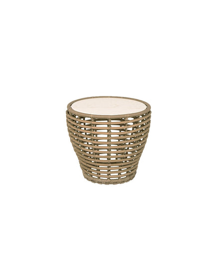 Basket Coffee table | Black or natural 50cm