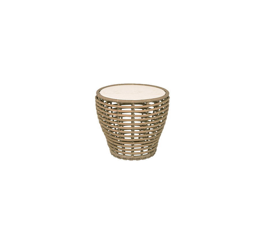 Basket Coffee table | Black or natural 50cm