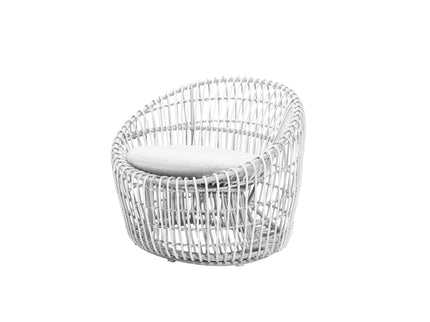 Nest | Lounge chair around | Natural & White