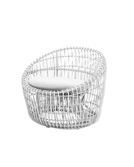 Nest | Lounge chair around | Natural & White