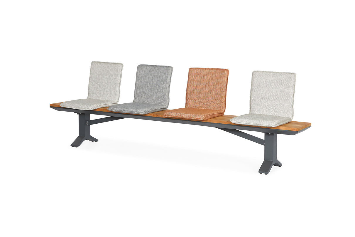 Viëste | Loose garden bench seat