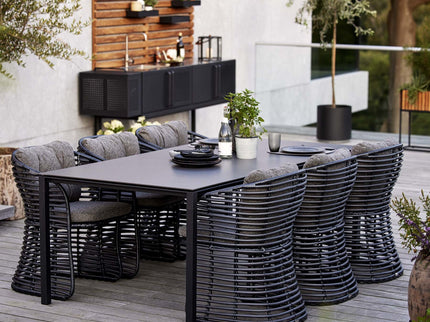 Basket | Garden chair Black | Incl. to kiss