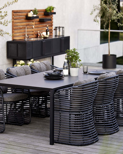 Basket | Garden chair Black | Incl. to kiss