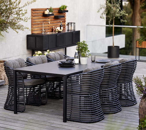 Basket | Garden chair Black | Incl. to kiss
