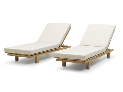 James lounger with pillow | Set of 2