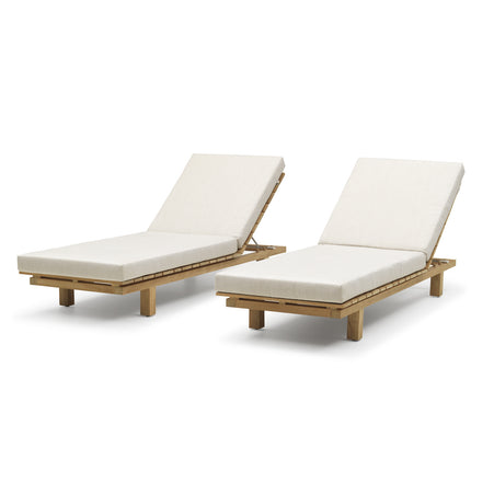 James lounger with pillow | Set of 2