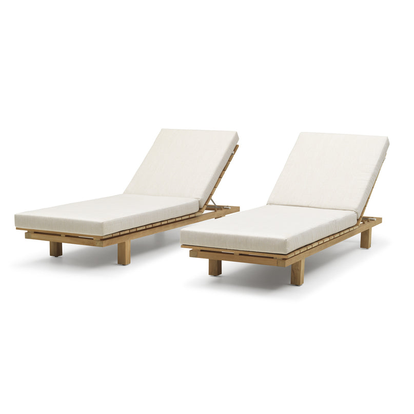 James lounger with pillow | Set of 2