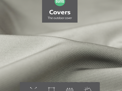 Suns | Protective cover for lounge set | Gray | C22