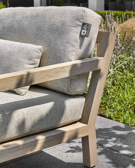 Olive lounge sofa coastal finish