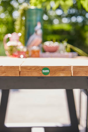 Garden table Ovada | Suns | 220 x 100 cm | Matt Royal Gray