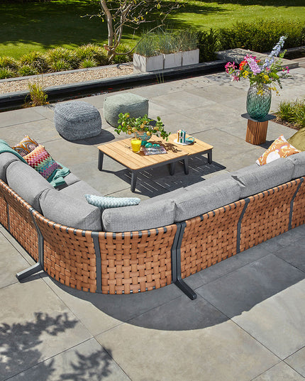 Siena Lounge set | Mat Royal Gray Frame
