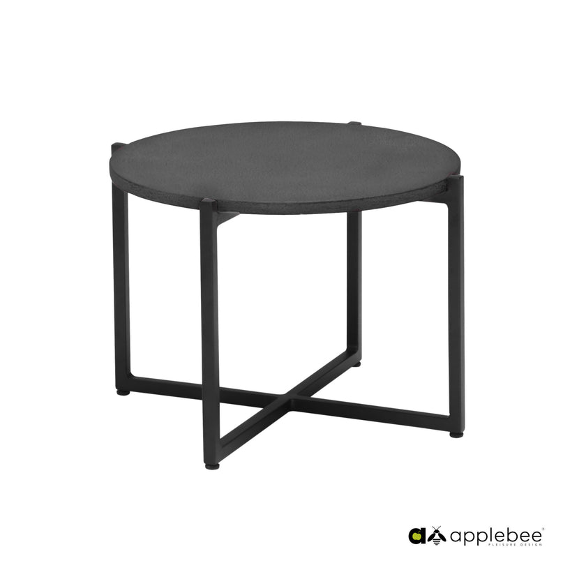Soul coffee table 54x37 cm Concrete Bronze