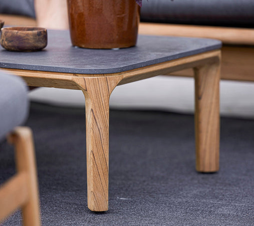 Coffee table aspect | 120x60cm | Fossil Black