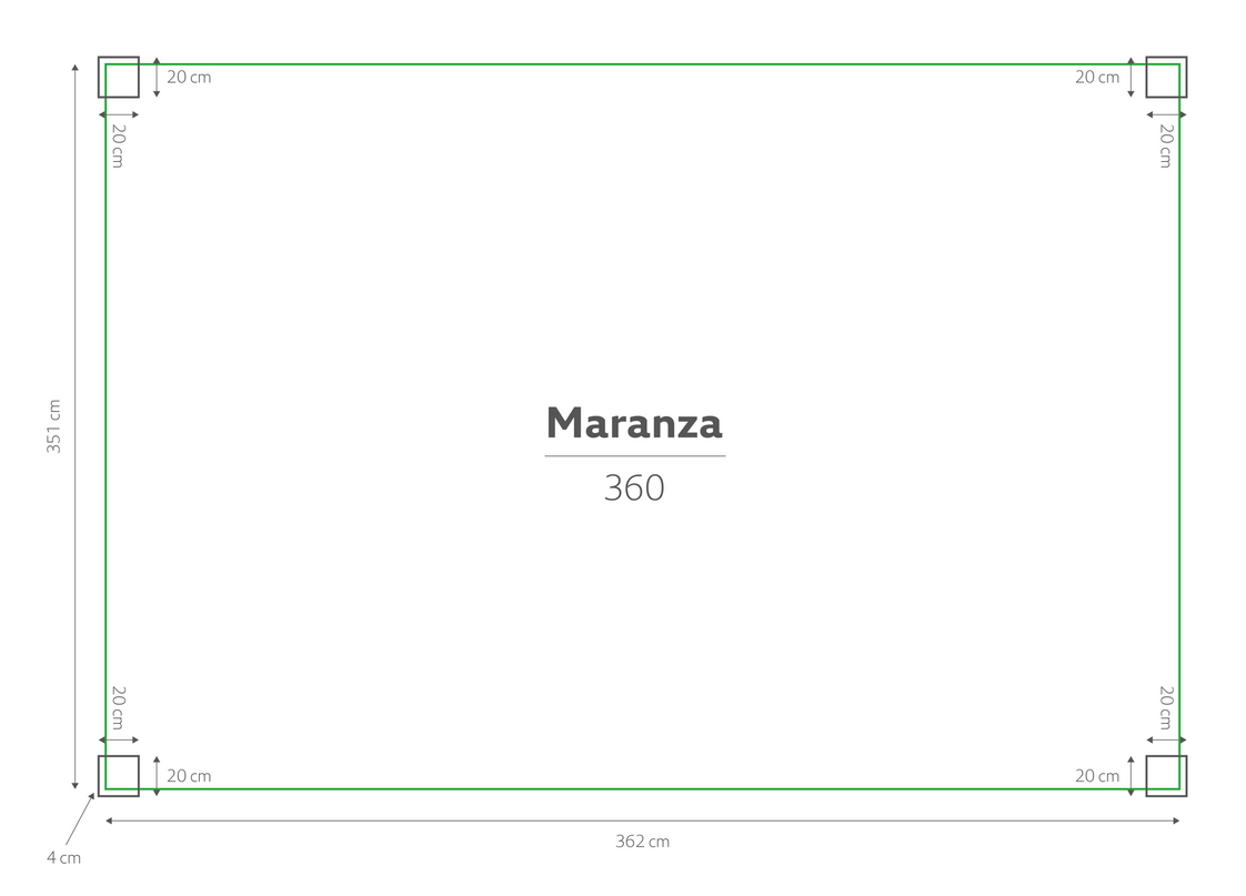 Maranza | Terrace covering | Mat Royal Gray | 360x350x230