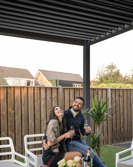 Rota | Terrace covering | Mat Gray | 300x600x250cm