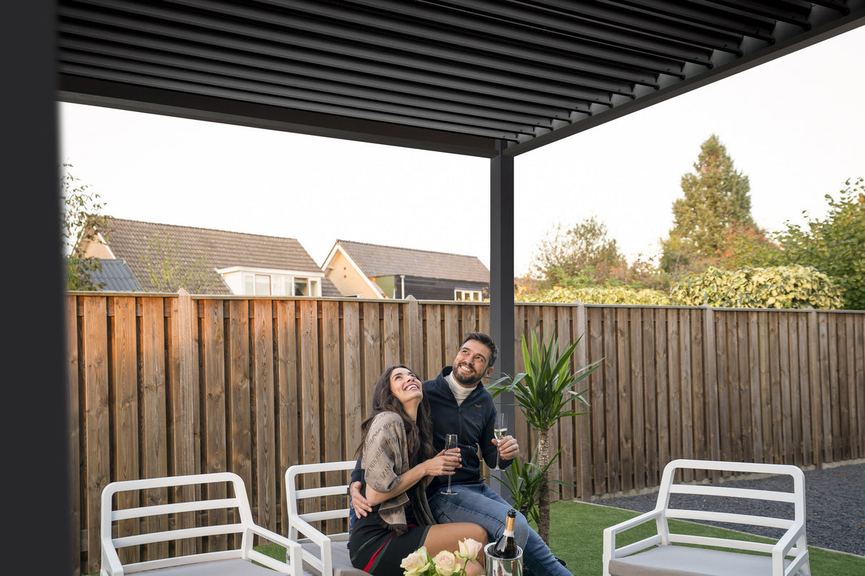 Rota | Terrace covering | Mat Gray | 300x600x250cm