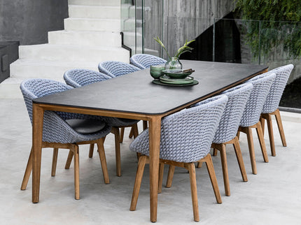Aspect | Dining | 280 x 100 | Teak - Fossil Black