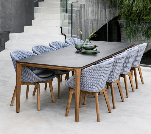 Aspect | Dining | 280 x 100 | Teak - Fossil Black