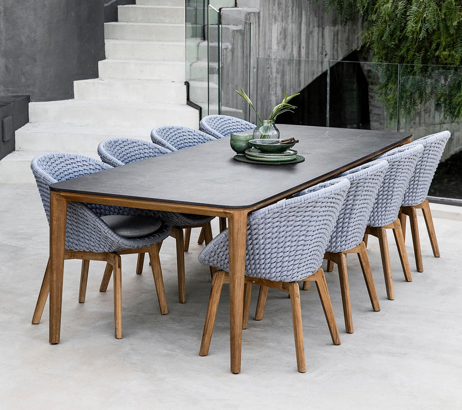 Aspect | Dining | 280 x 100 | Teak - Fossil Black