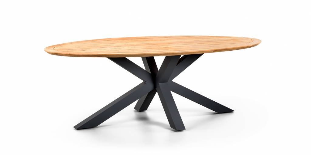 Madre Tuint table | 220 x 130 | Matt Royal Gray