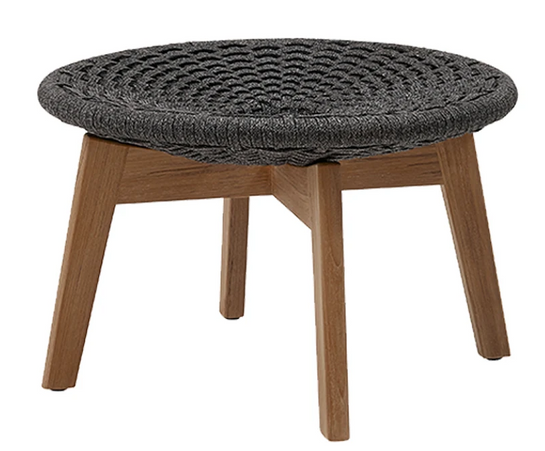Peacock footstool