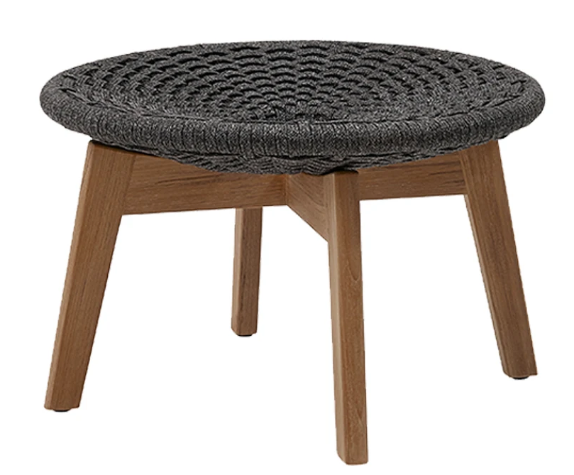 Peacock footstool