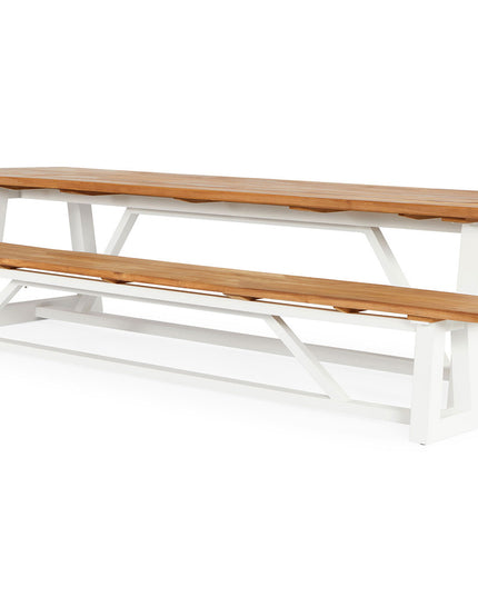Garden set | Ovada garden table with garden bench and Felice garden chairs