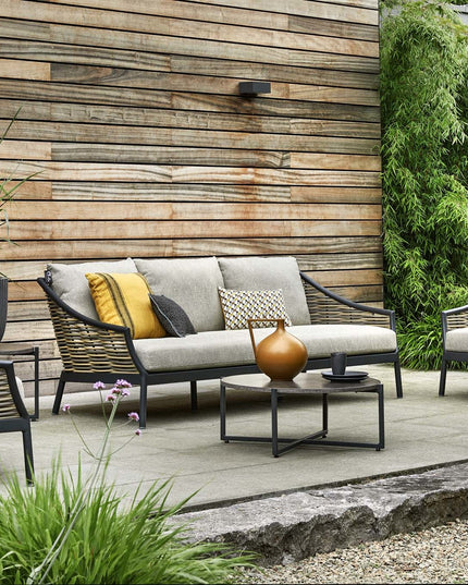Soul coffee table 54x37 cm Concrete Bronze