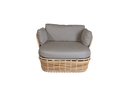Basket lounge chair | 2 colors incl. pillows