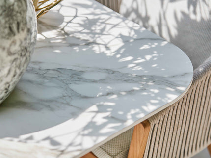 Palermo Tuint table | 3 colors Neolith Blad available | 2 frame colors