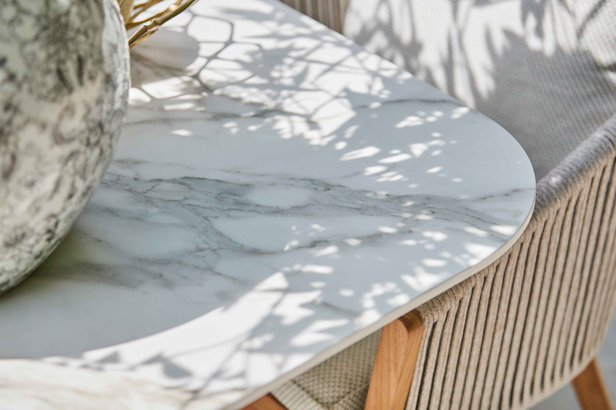 Palermo Tuint table | 3 colors Neolith Blad available | 2 frame colors