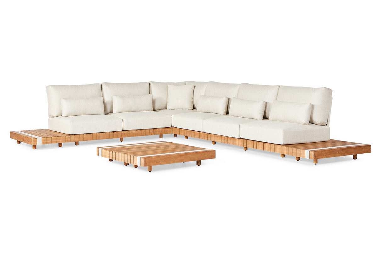 Lounge set Emar | Groot | natural pillows