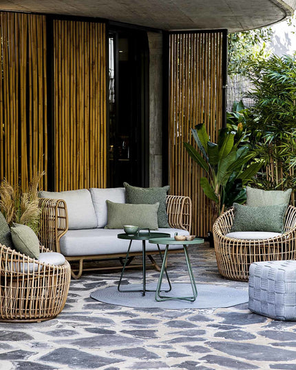 Nest | Lounge chair around | Natural & White