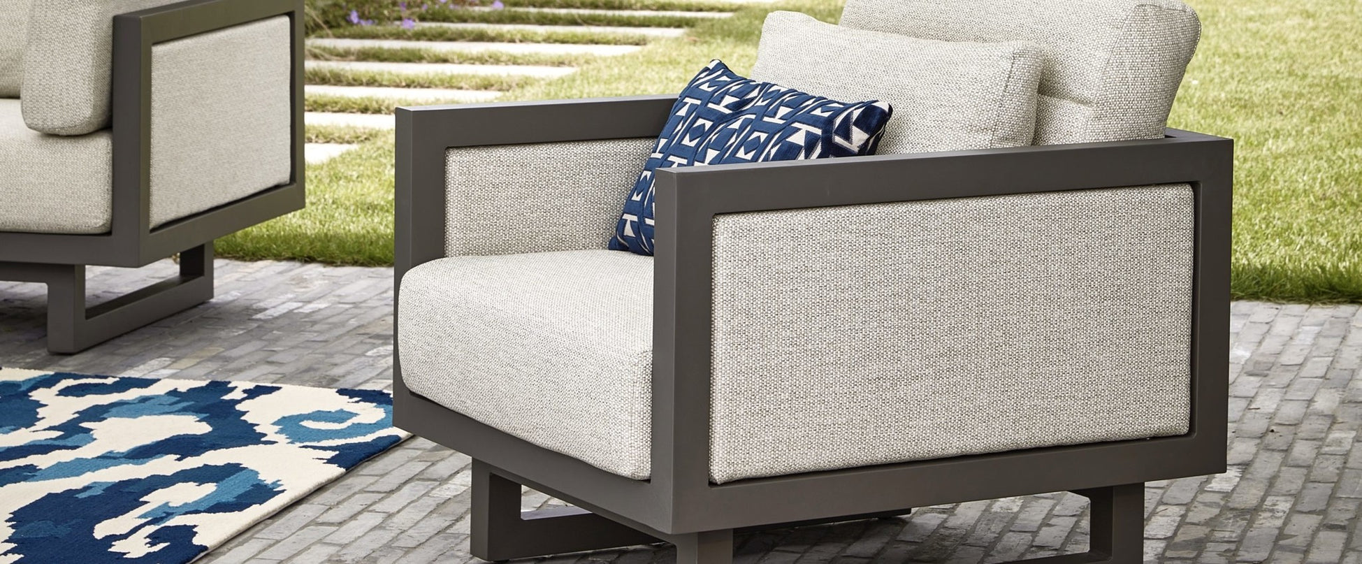 Santorini Lounge set | Available in fabric or rope
