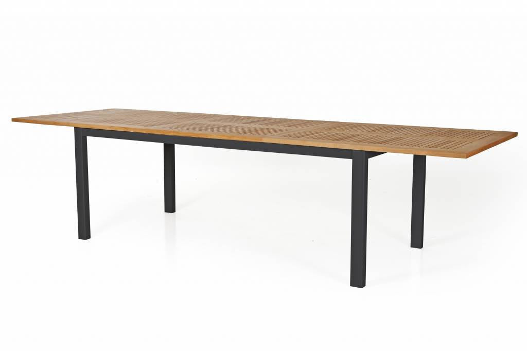 Garden table Lyon | 224-304x100 | black