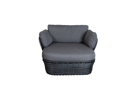 Basket lounge chair | 2 colors incl. pillows