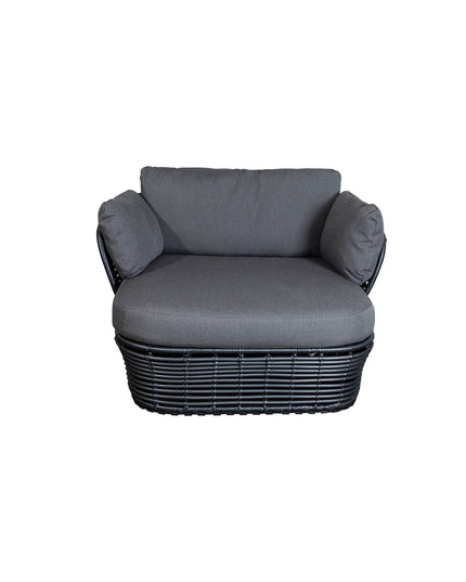 Basket lounge chair | 2 colors incl. pillows